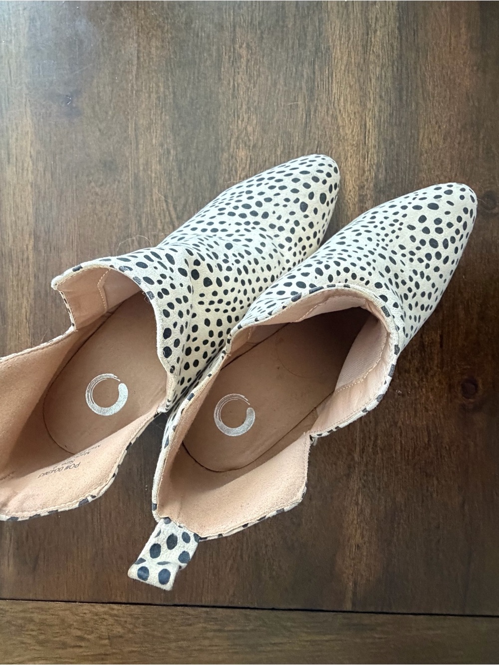 Spotted Ankle Booties